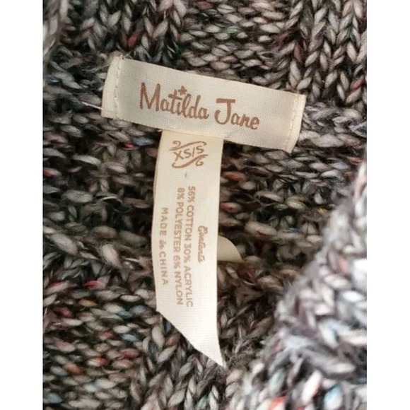 Matilda Jane Turtleneck‎ Sweater Dolman Sleeve Chunky Size XS/S Evening Stroll - Picture 4 of 7